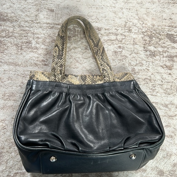 Furla Black and Tan Tote Bag - Picture 3 of 9